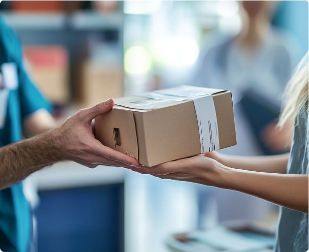 man-woman-holding-box-with-word-it
